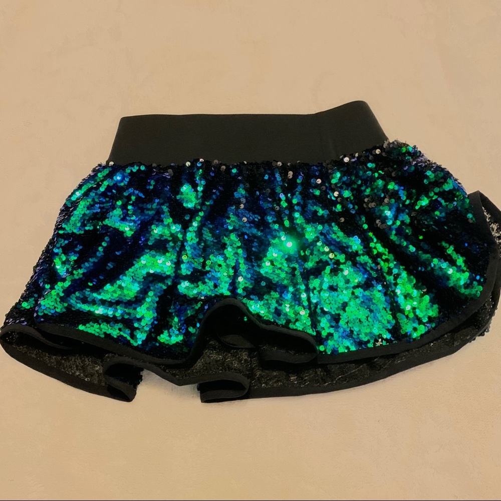 Iheartraves mermaid sequin skirt rave wear small